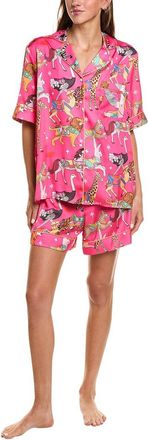 Karen Mabon 2Pc Short Sleeve Pajama Set