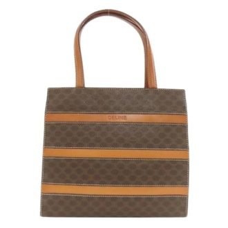 Celine Pre-owned Handbags, female, Brown, Size: ONE SIZE Pre-owned Macadam Handbag