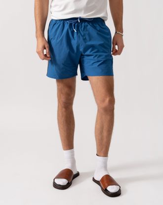 Boss Orange by Hugo Boss Mens Iconic Swim Shorts in Blue - Size X-Large