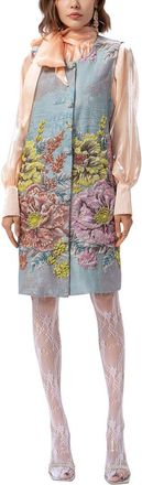 Burryco Burryco Blue Midi Dress