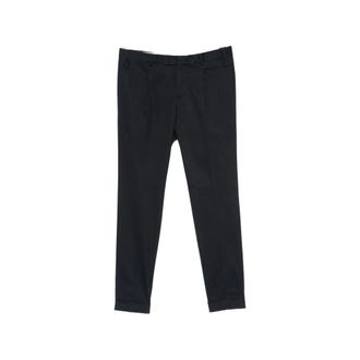 Pantaloni Torino Chinos, male, Blue, Size: 2XL Pleated-Front Chino Trousers