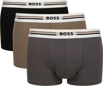 HUGO BOSS Three-Pack Of Trunks With Stripe And Logo Waistbands, Size X-Large