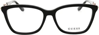 Guess GU50181 Cat-Eye Acetate Eyeglasses - Black