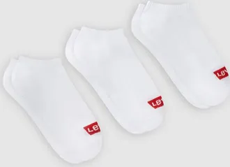 Levi's Calcetines bajos Levis de algod&oacute;n reciclado con el logo Batwing: paquete de 3 - Hombre - 35 - Blanco / White