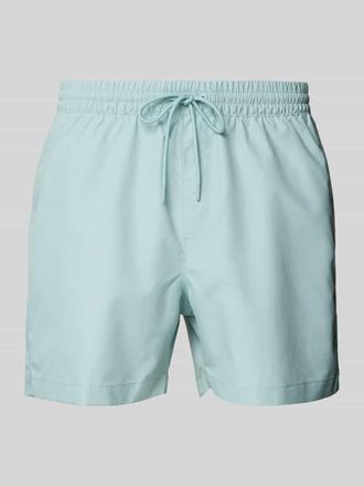 Calvin Klein Underwear Badehose mit Label-Print in Lagune, Gr&ouml;&szlig;e M