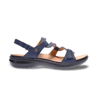 Revere Comfort Shoes Womens Emerald Back Strap Sandals In Blue French