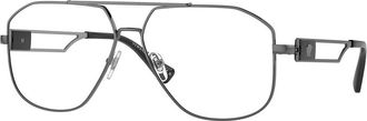 Versace VE 1287 1001 59mm Unisex Pilot Eyeglasses 59mm