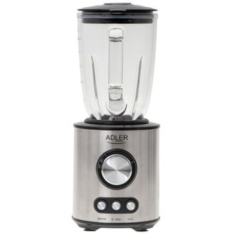 Fabrilamp Fabrilamp - Adler Ad 4078 Licuadora Batidora De Vaso 1700 W Negro, Acero Inoxidable, Transparente