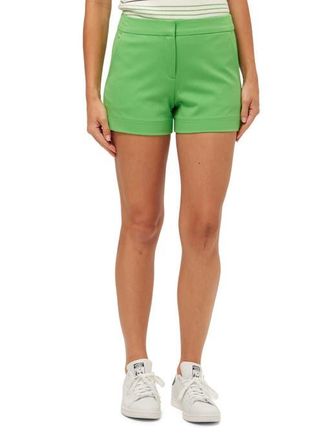 Trina Turk Stretch Cotton Corbin 2 Short in Grass Court Green at Nordstrom, Size 4
