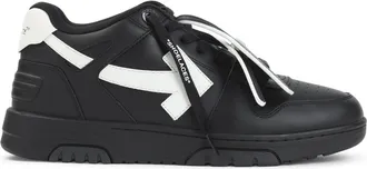 Off-white Black And White M-Out Of Office Leather Sneakers-Uomo