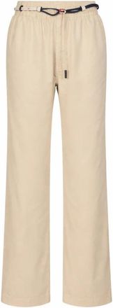 Silvian Heach Blaye Broeken - Dames - Wijde Broeken - Beige - 2XS - Katoen - Broeken