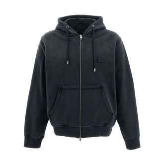 Wooyoungmi Felpa con zip e logo sul retro - - Sweatshirts & Hoodies - Uomo - Grigio - S