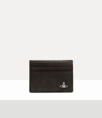 Vivienne Westwood Man. Card Holder Leather Dark-brown One Size Men