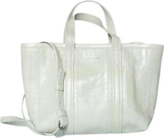 Balenciaga East West Small Shopper Tote - Dames - Shoppers - Wit - ONE Size - Leer - Tassen
