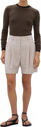 A.Emery Astor High Waist Short In Oyster