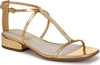 Franco Sarto Misty Strappy Sandal in Gold at Nordstrom Rack, Size 8