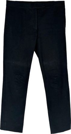 Joseph Straight-Leg Trousers in Black Viscose