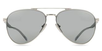 Prada PR A58S 1BC175 Mens Sunglasses Silver Size 58