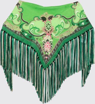 Etro Foulard in seta con frange Etro