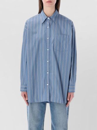 A.P.C. striped cotton relaxed-fit shirt