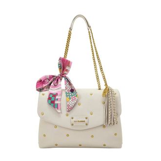 La Carrie Foulard Bowling Shoulder Bag - female - La Carrie - Shoulder Bags - Beige - ONE SIZE - Bags