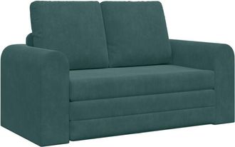vidaXL Sofa Bed Dark green 148 x 71 x 83 cm Velvet Vidaxl