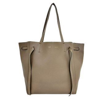 Celine Beige Leather Shoulder Bag Tote Bag (Pre-Owned)