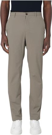 Incotex Broeken, Heren, Grijs, M, Veelzijdige Modderkleur Stretch Broek