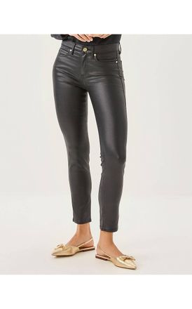 Lilly Pulitzer South Ocean High Rise Skinny Jean In Noir