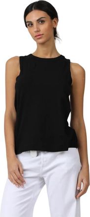 Alpha Studio Mouwloze Top - Dames - Tops zonder mouwen - Zwart - XL - Tops