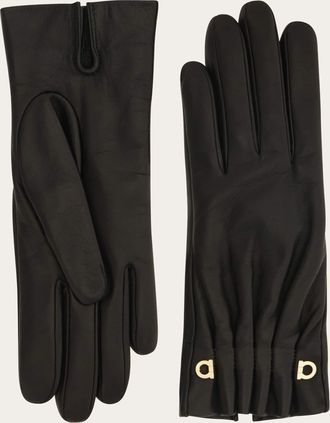 Ferragamo Women Gloves in nappa Black
