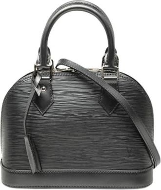 Louis Vuitton Pre-owned Leren Handtas - Dames - Vintage Handtas - Zwart - ONE Size - Leer - Vintage