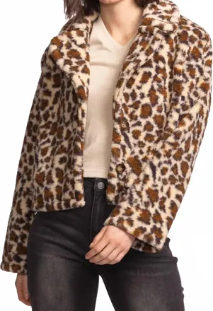 Pink Martini Bethany Coat In Multi Color
