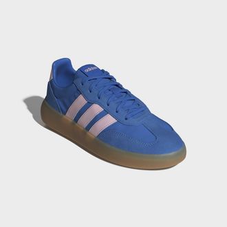 adidas Sneaker ADIDAS SPORTSWEAR BARREDA DECODE, Damen, Gr. 38,5, rayblu, clpink, gum10, Leder, Textil, Schuhe Sneaker, inspiriert vom Design des adidas hand