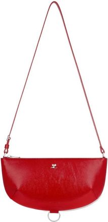 Courr&egrave;ges Bags.. - Dames - Schoudertassen - Rood - ONE Size - Leer - Tassen
