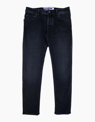 Jacob Cohen Mens Jacob Cohen Nick Super Slim Fit Jeans Dark Navy 525d - Black - Size: 30/32
