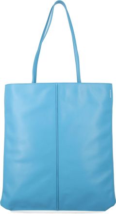 Jil Sander Linea Smooth Leather Central Piping Tote