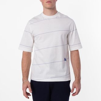 Burberry Striped Cotton Jersey T-Shirt, Size X-Small