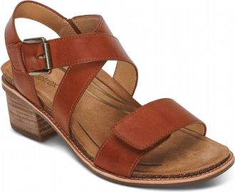 Aetrex Womens Kristin Sandal In Cognac