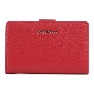 Coccinelle Wallets & Cardholders, female, Red, Size: ONE SIZE Metallic Soft Wallet