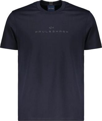 Paul & Shark T-shirt met korte mouwen - Heren - T-shirts - Blauw - XL - Katoen - Tops