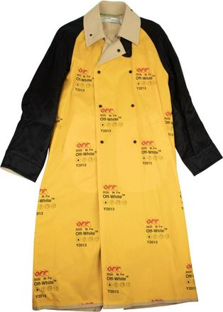 Off-white Off-White C/O Virgil Abloh Industrial Trench Coat - Yellow