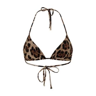 Dolce & Gabbana Bikinis, female, Brown, Size: XL LEO NEW Bikini - Beachwear Collection