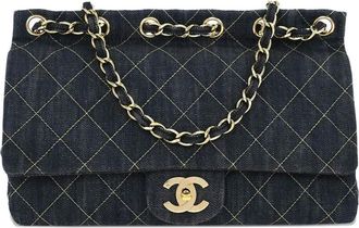 Chanel Borsa a spalla denim 2006 - Blu