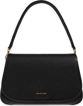 Michael Kors Holmes Messenger Bag - Dames - Schoudertassen - Zwart - ONE Size - Leer - Tassen