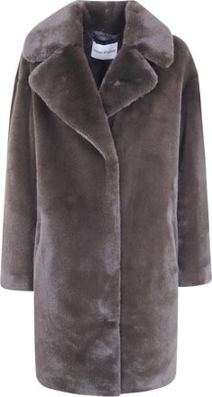 Stand Studio Camille Cocoon Coat - Jackets - Mujer - Marr&oacute;n - XS