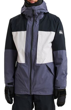 Quiksilver Forever Stretch Gore-Tex Waterproof Ski Jacket in Graystone at Nordstrom, Size X-Large