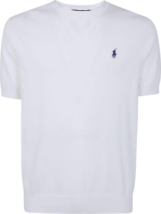 Ralph Lauren Short Sleeves Knit Round Neck Sweater