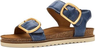 Taos Footwear On The Double Womens Sandals Dark Blue : EU 42 (US Womens 11-11.5) M, Leather