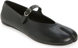 Jeffrey Campbell Preakness Split Toe Mary Jane Flat in Black at Nordstrom, Size 9.5